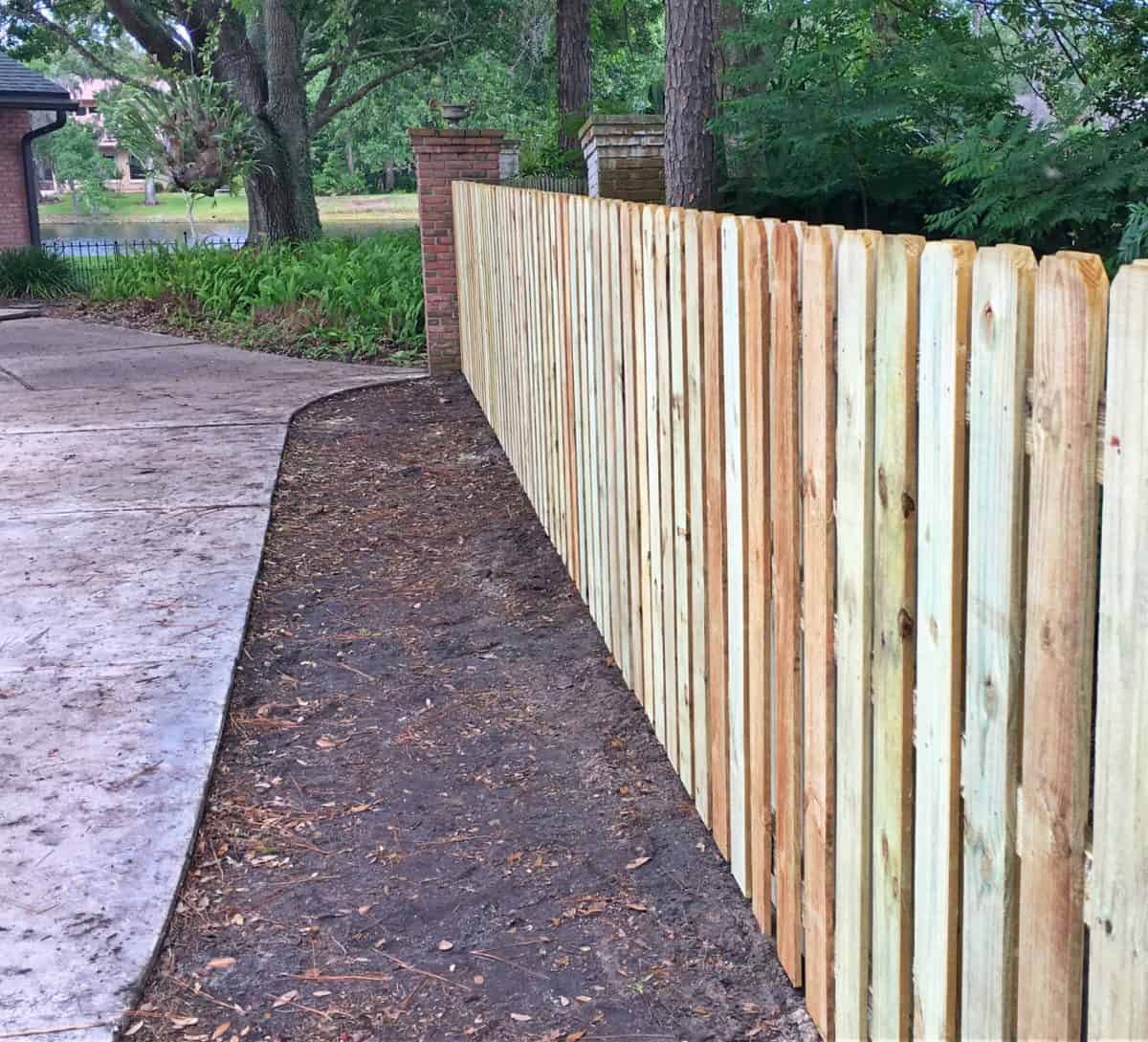 Wood Fence Jacksonville Featured Installation
