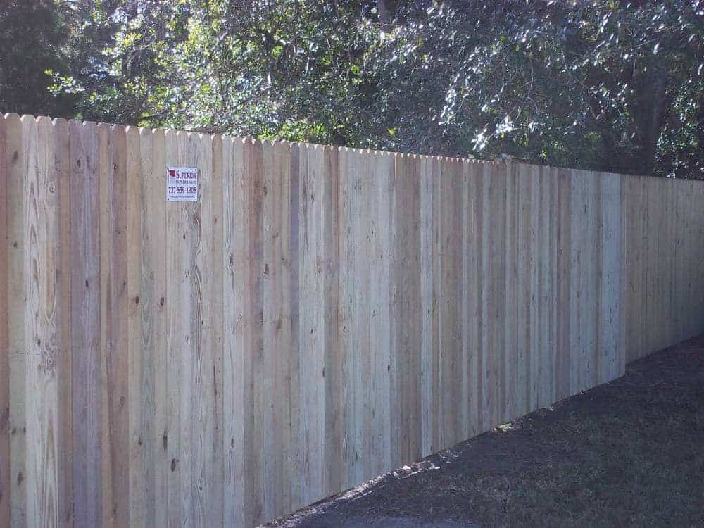 Stockade Wood Fence Fence Pictures Florida | Wood Fence Gallery