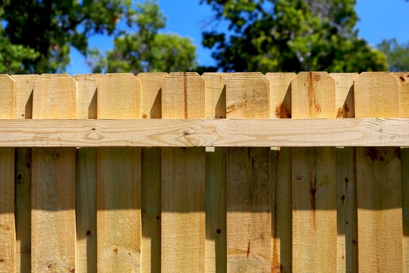 wood fence