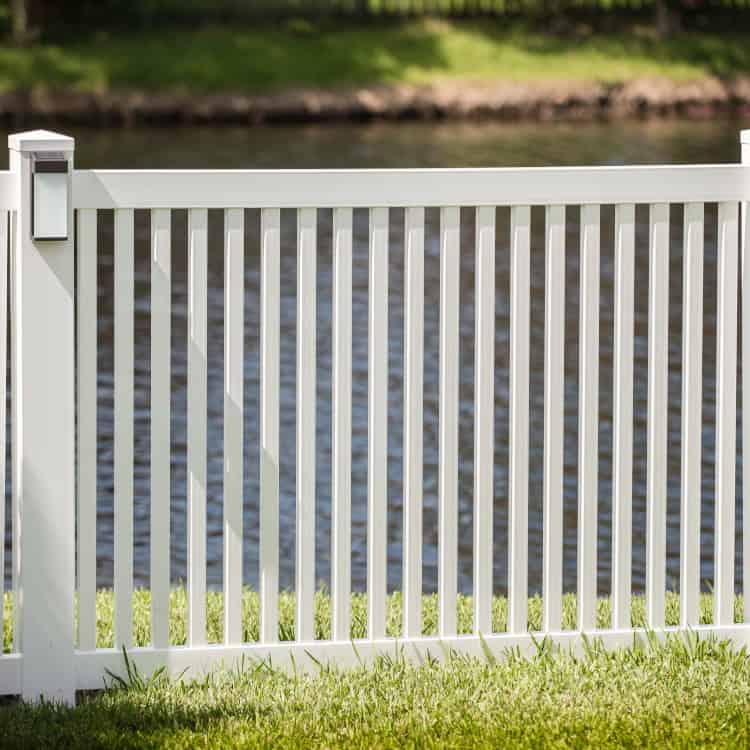 fence installation Andover white vinyl fence