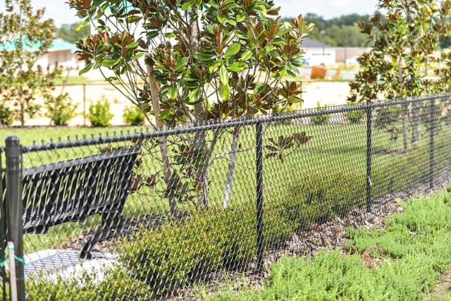 Chain Link Fence - Commercial Black 8