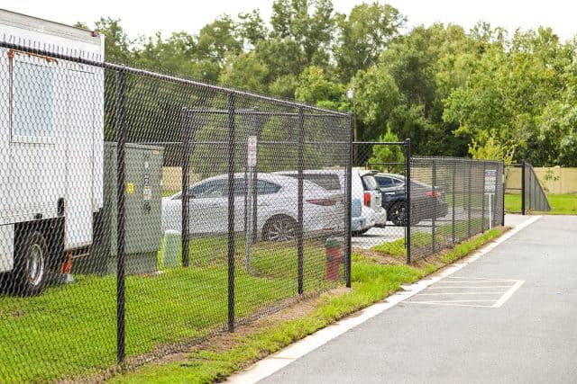 Chain Link Fence - Commercial Black 7