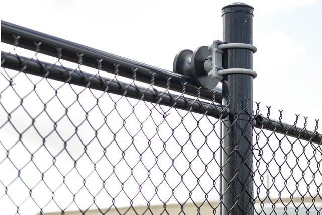 Chain Link Fence - Commercial Black 2