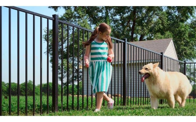 Burlington Aluminum Fence Installation