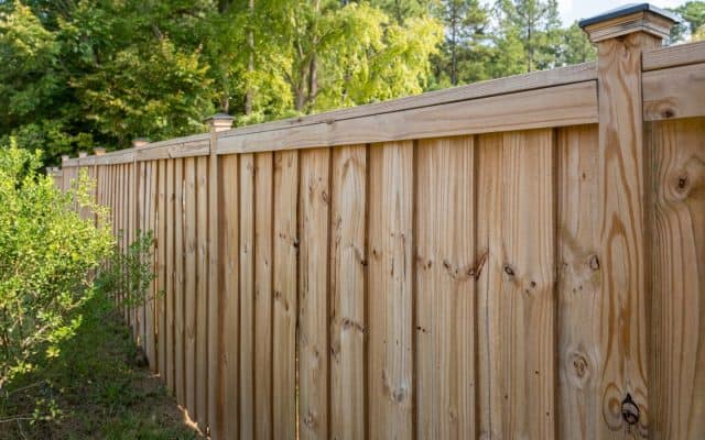 Burlington Wood Fence Installation