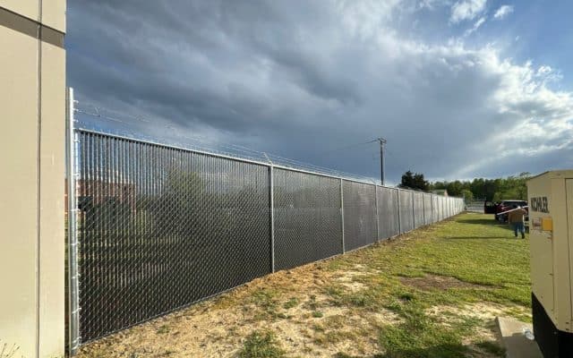 Chain Link Fence With Privacy Slats