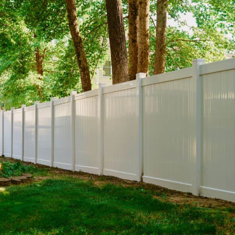 Wayne vinyl fence installation