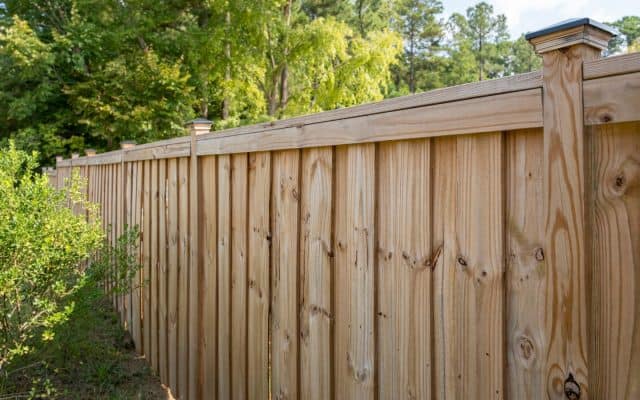 wood fence install near me