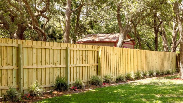 modern wood fence styles 