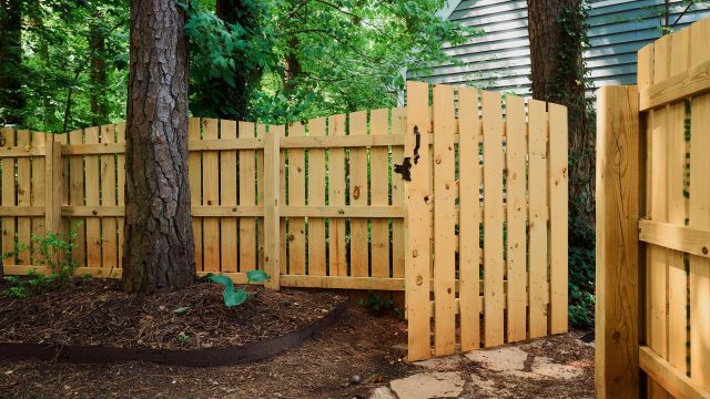 wooden picket fence styles