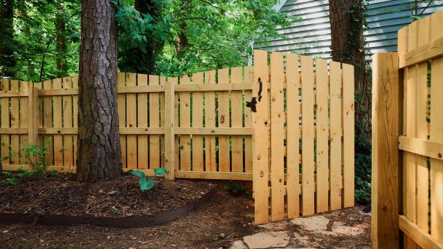 wooden fence styles 