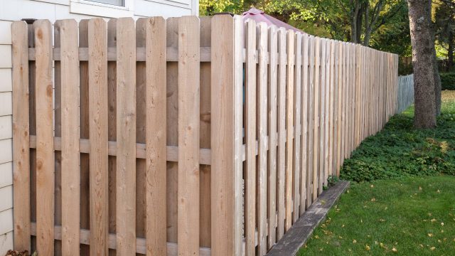 shadow box fence designs