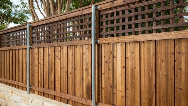 stylish cedar fence ideas