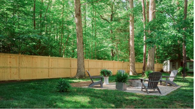 country inspired wooden fence options