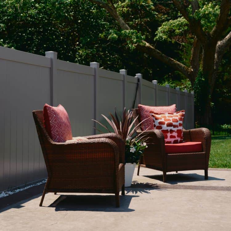 vinyl fence color options